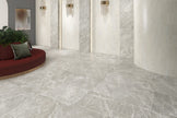 Ashora Honed Natural Stone Tiles in a room setting