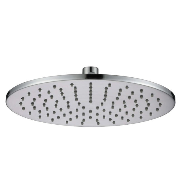 Brass Round Shower Head 250mm Brushed Chrome