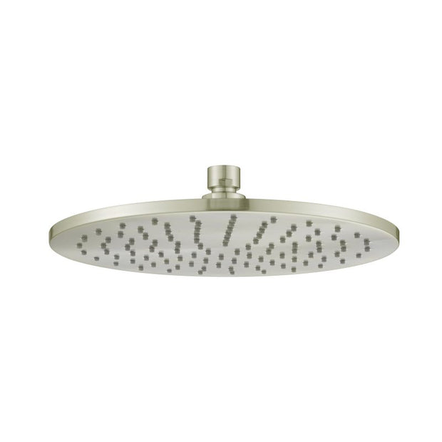 Brass Round Shower Head 250mm - brushed-nickel