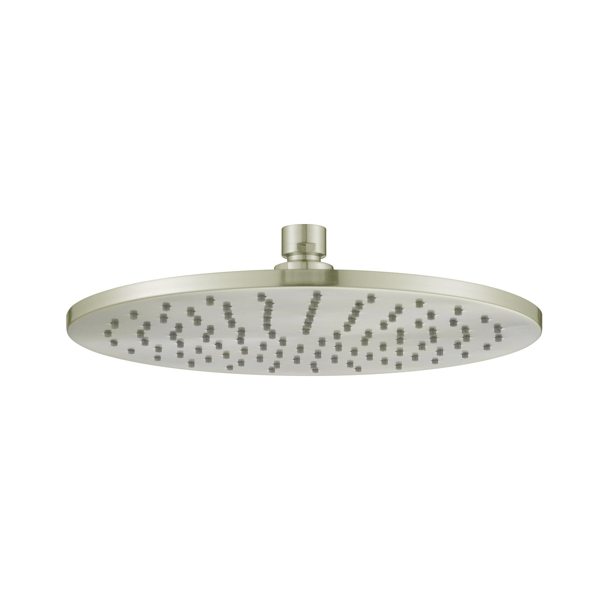 Brass Round Shower Head 250mm Brushed Nickel