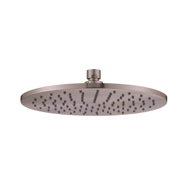 Brass Round Shower Head 250mm - dusk