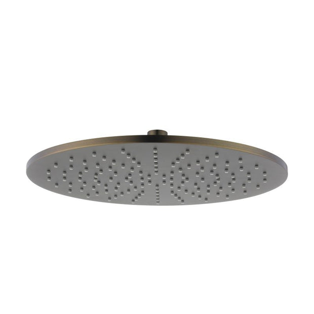 Brass Round Shower Head 300mm Antique Brass