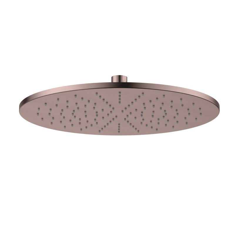 Brass Round Shower Head 300mm - dusk