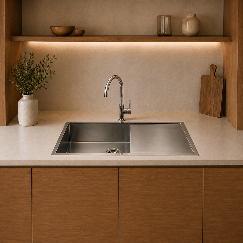 Atlas Handmade Single Bowl with Drainer
