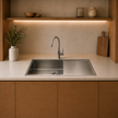 Atlas Handmade Single Bowl with Drainer