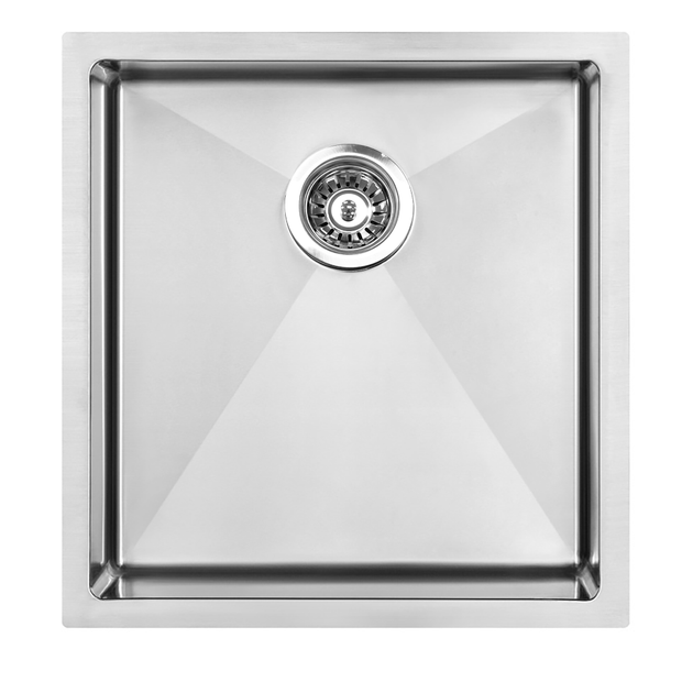 Atlas Handmade Single Bowl Kitchen Sink 450 x 450 x 250mm