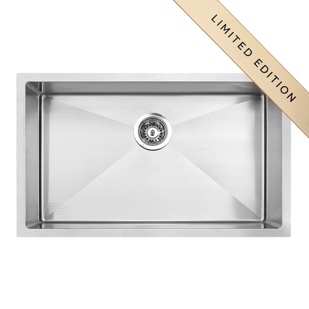 Atlas Handmade Single Bowl Kitchen Sink 700 x 400 x 250mm