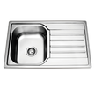Top Mount Prague Single Bowl Pressed Kitchen Sink