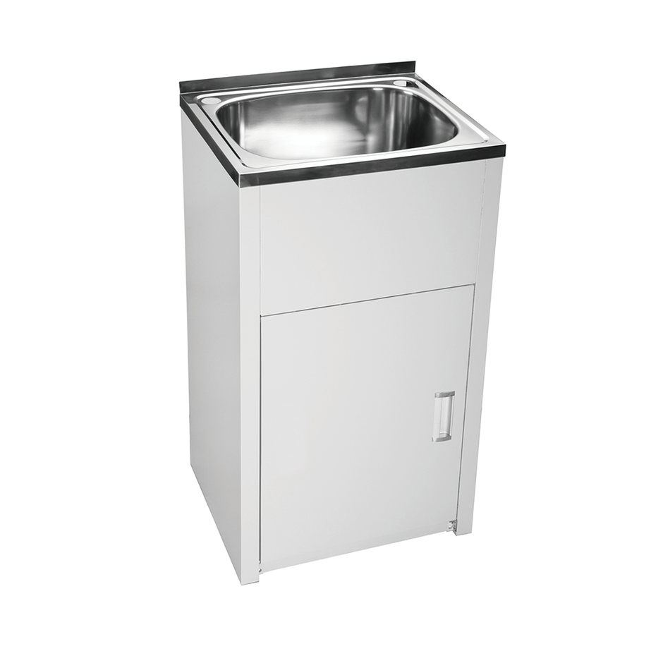 Tulsa Laundry Trough with Metal Cabinet (35 Litre) 555 x 455 x 870mm