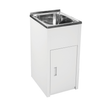 Tulsa Laundry Trough with Metal Cabinet (35 Litre) 455 x 555 x 870mm