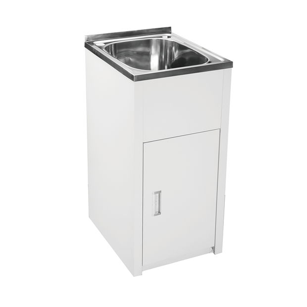 Tulsa Laundry Trough with Metal Cabinet (35 Litre) 455 x 555 x 870mm