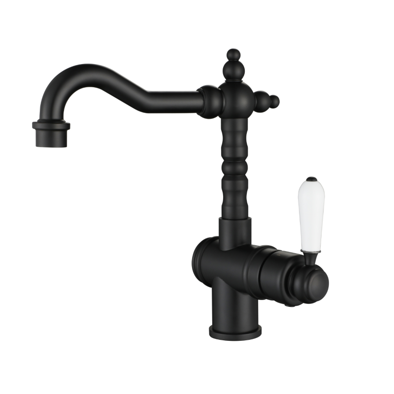 Bordeaux High Rise Basin Mixer - matte-black