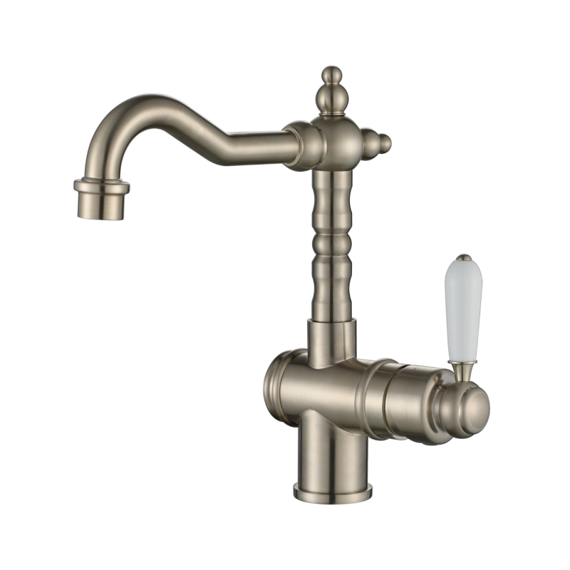Bordeaux High Rise Basin Mixer - brushed-nickel