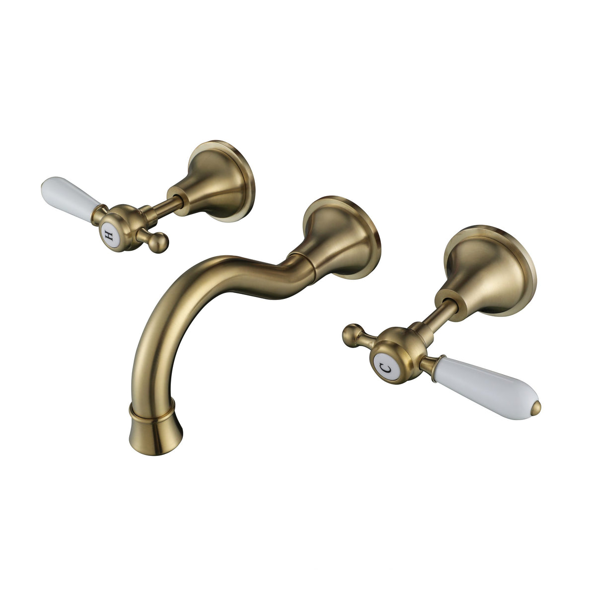 Bordeaux Wall Spa & Sink Set Brushed Bronze