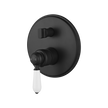 Bordeaux Shower Diverter Mixer - matte-black