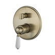 Bordeaux Shower Diverter Mixer - brushed-bronze