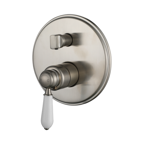 Modern National Bordeaux Shower Diverter Mixer