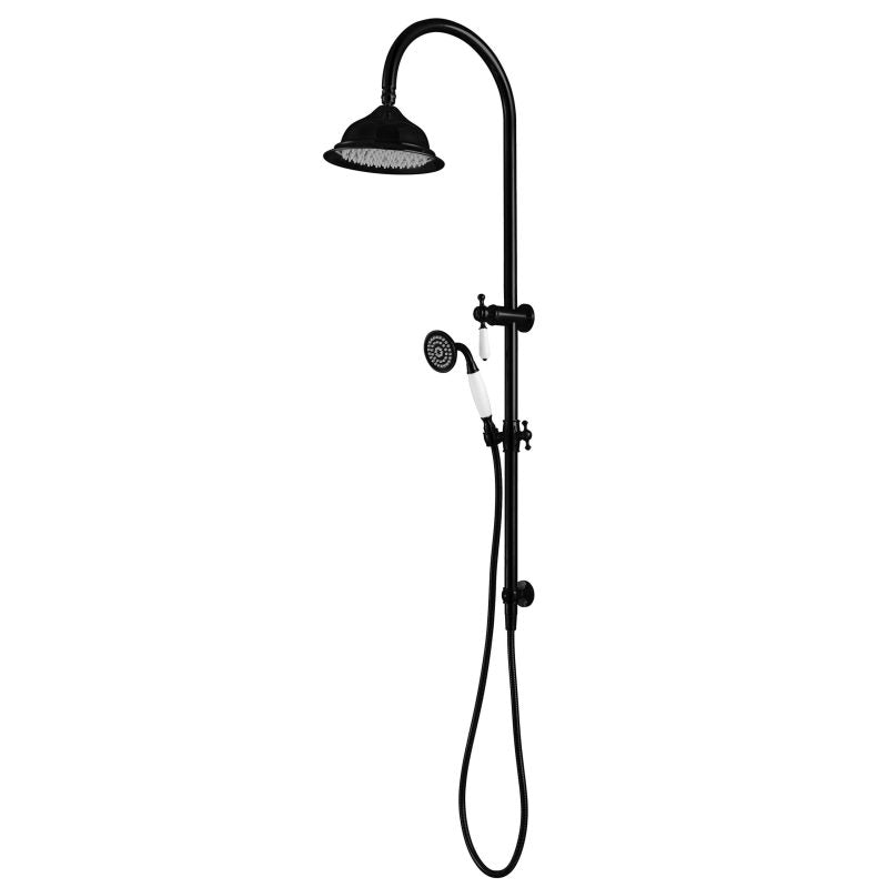 Bordeaux Shower Column Set - matte-black