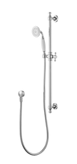 Bordeaux Shower On Rail - chrome