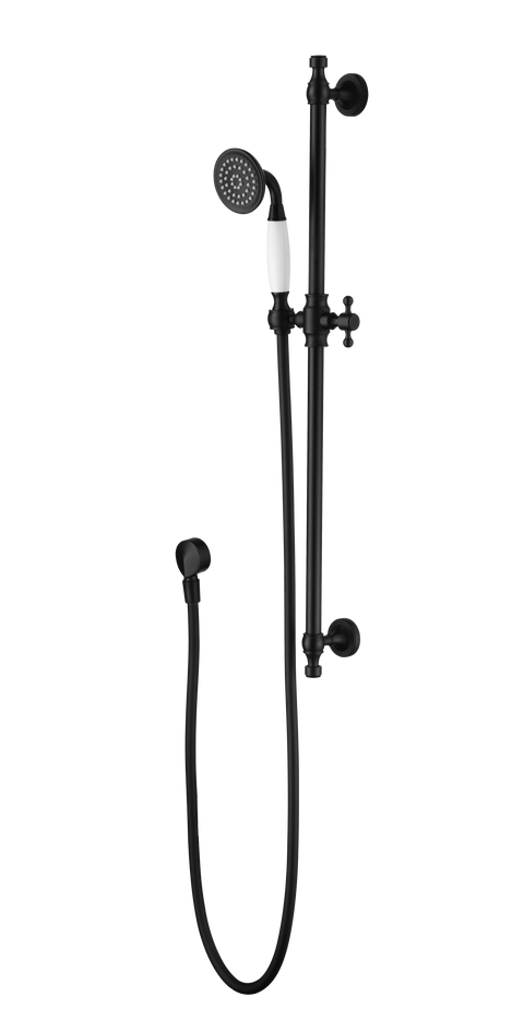 Modern National Bordeaux Shower On Rail