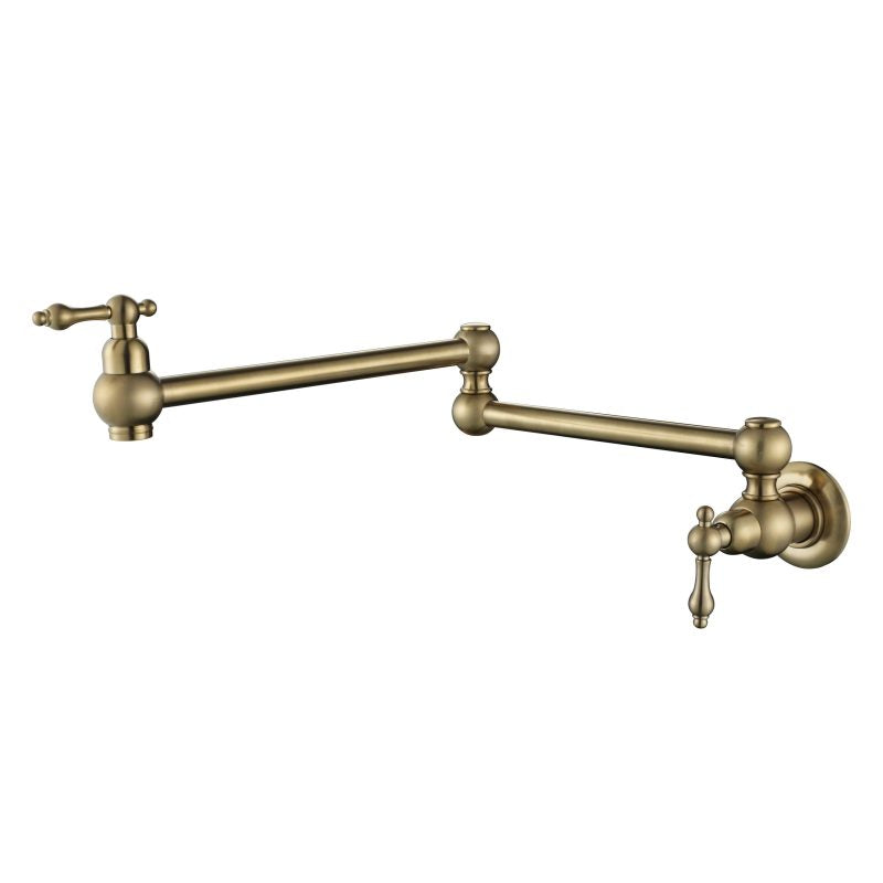 Bordeaux Kitchen Pot Filler - brushed-bronze