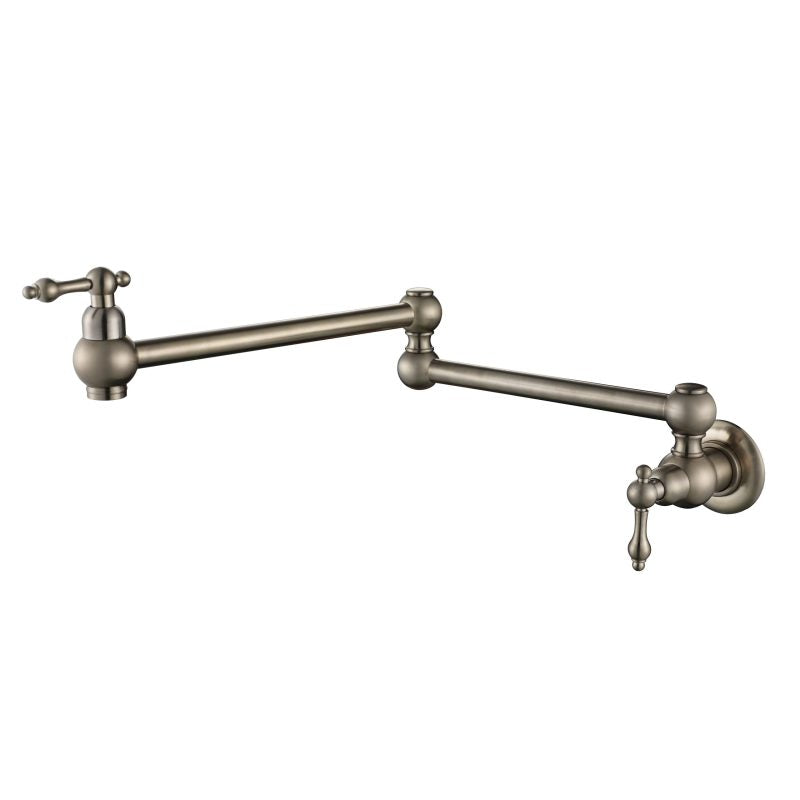 Bordeaux Kitchen Pot Filler - brushed-nickel