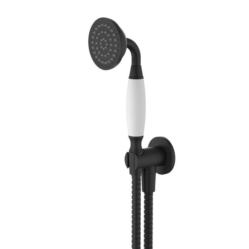 Bordeaux Hand Shower On Bracket - matte-black