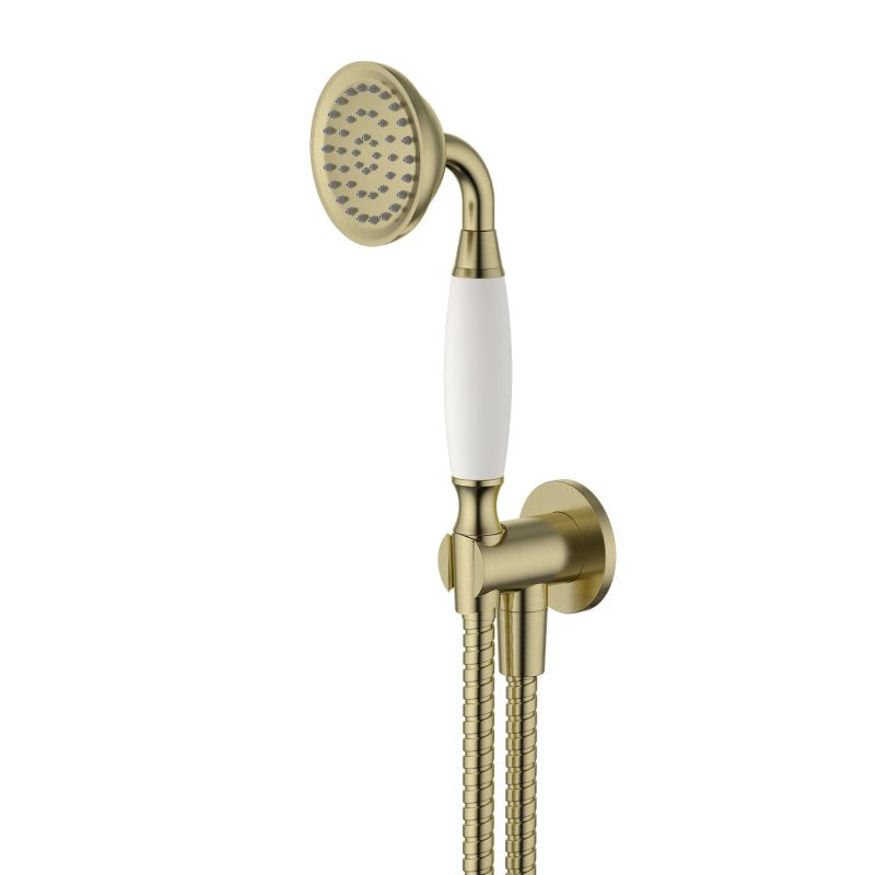 Bordeaux Hand Shower On Bracket - brushed-bronze