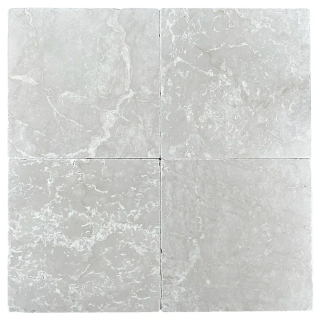 Botticino Square Tumbled Marble Mosaic