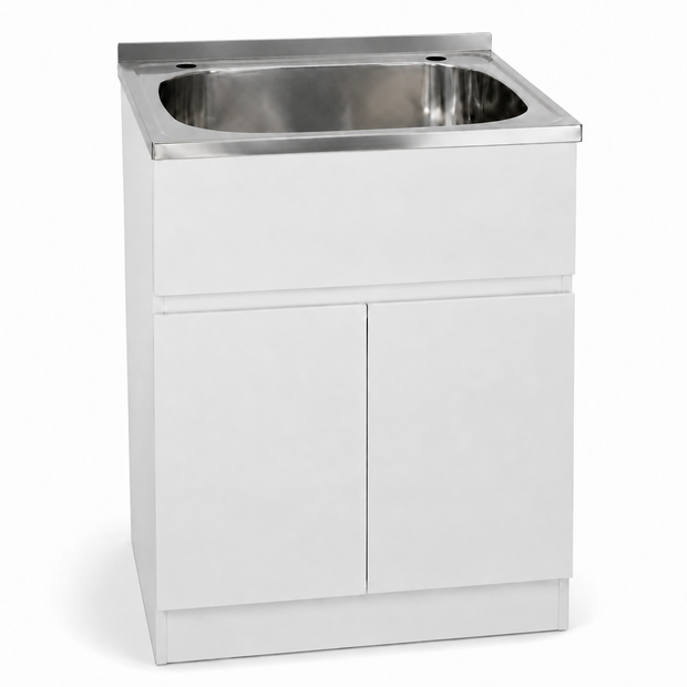Rio Laundry Trough with Cabinet (35 litre) 555 x 455 x 865mm