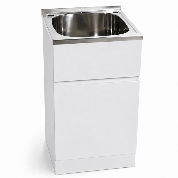 Rio Laundry Trough with Cabinet (35 litre) 455 x 555 x 865mm