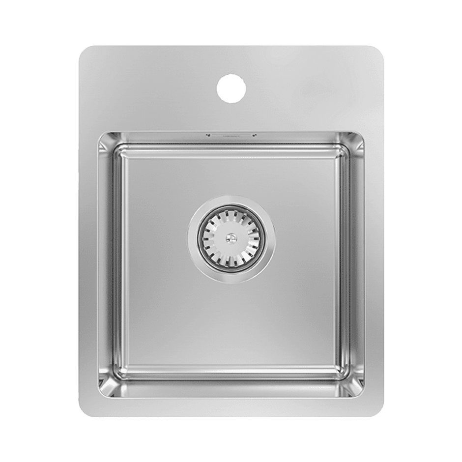 BS2 Bar Sink with Tap Landing Stainless Steel