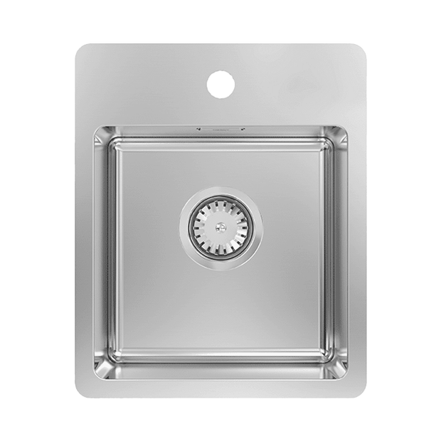 BS2 Bar Sink with Tap Landing Stainless Steel