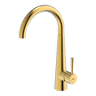 304 Gooseneck Bar Sink Mixer in Eureka Gold