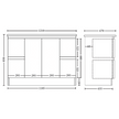 Rio 1200mm Freestanding Vanity