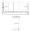 Rio 1800mm Freestanding Vanity