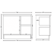 Rio 750mm Freestanding Vanity