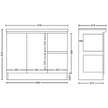 Rio 900mm Freestanding Vanity