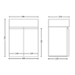 Capri 490mm Wall Hung Vanity