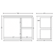 Capri 750mm Wall Hung Vanity