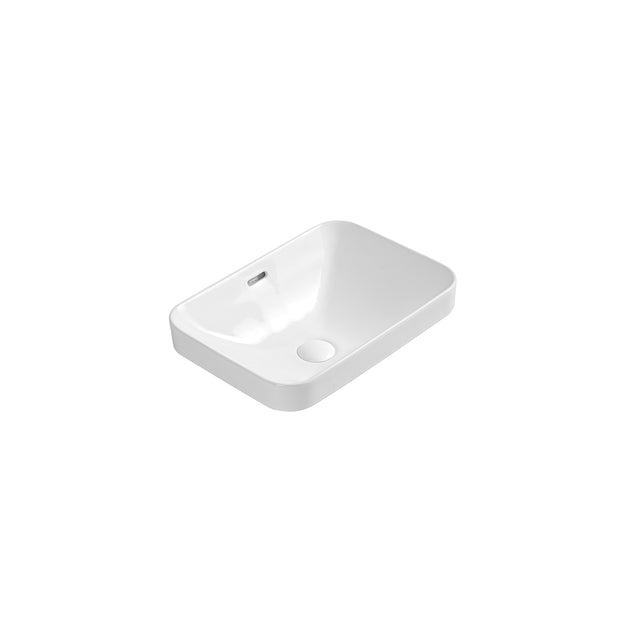 Barlee Gloss White Semi Inset Basin