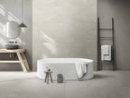Baystone Silver Porcelain Tiles in a room setting