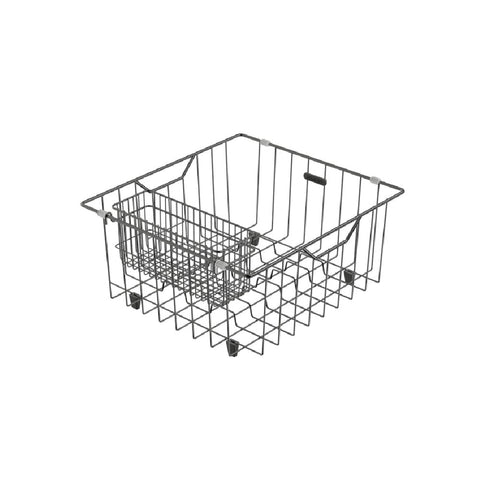 Phoenix Wire Basket, Brushed Carbon sink accessory