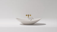Pietra Bianca Boat Above Counter Basin