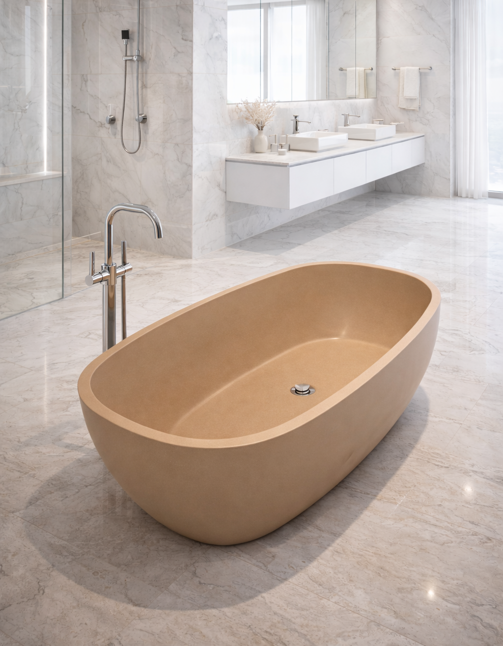 Bora 1650mm Freestanding Bath