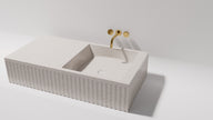 Pietra Bianca Briza Wall Hung 900mm Wall Hung Basin wall hung vanity