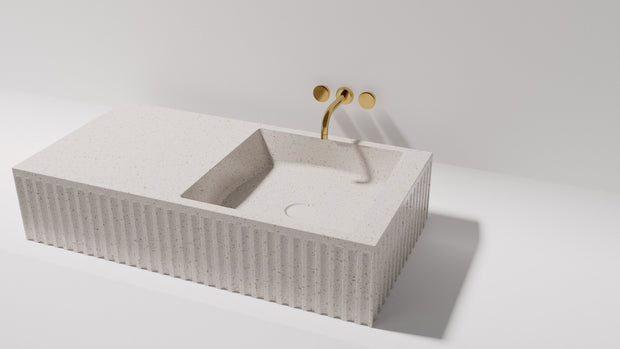 Pietra Bianca Briza Wall Hung 900mm Wall Hung Basin wall hung vanity