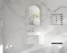 Navona Carysil Imperial Arch Shaving Cabinet 600 x 900mm Matte White