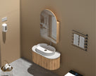 Navona Carysil Imperial Arch Shaving Cabinet 600 x 900mm Walnut