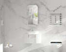 Navona Carysil Earls Squircle Shaving Cabinet 450 x 900mm Matte White
